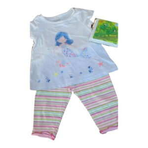 Toddler Girls Outfit 12 Months + Bath Book